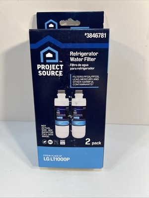 Project Source Twist-in Blue Refrigerator Water Filter L-5-2 Fits LG LT1000P