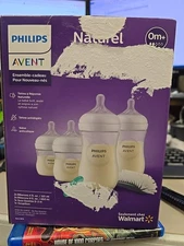 Philips Avent Natural Baby Bottle with Natural Response Nipple Newborn Gift Set
