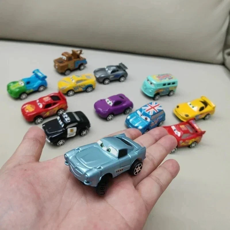 12 PCS Disney Pixar Cars Lightning McQueen Jackson Storm PVC Model Kids Car Gift - Image 4 of 4