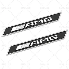 2x For AMG Special Edition Emblem Fender 3D Badge Nameplate Decoration Sport