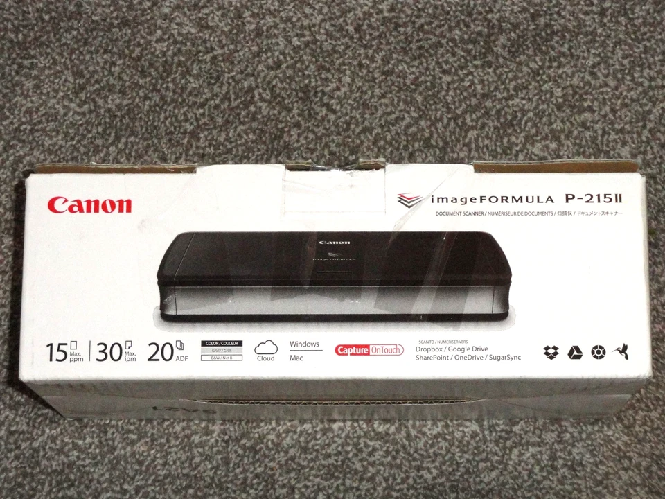 Canon imageFORMULA P-215II Mobile Document Scanner. New - Image 2 of 4