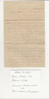 1865 Letter - From the Home Front, To Manly Leiby 114th. O.V.I. Lincoln's Death