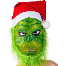 Realistic Michael Myers Green Monster Mask - Perfect for Holiday Cosplay
