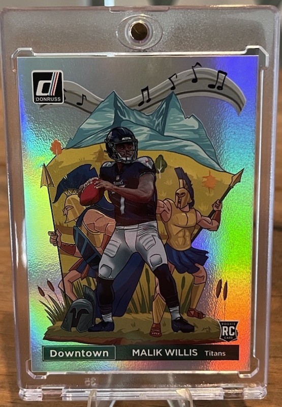 2022 Donruss Malik Willis Downtown #DT-MW Rookie Case Hit Miami Dolphins QB1 📈