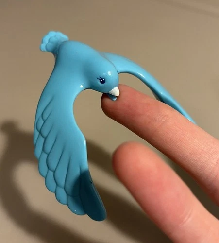 Barbie Doll Songbird Singing Balancing Blue Bird Figure Works Vintage Toy 1995