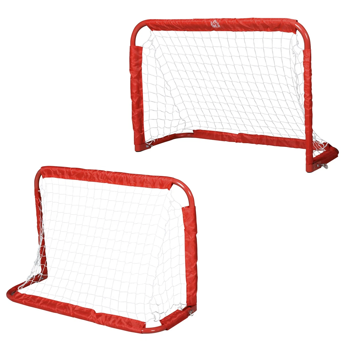 Porta Calcio Per Bambini Porta Calcio 2 In 1 Allenamento Porta Da Calcio Per Bambini 2 In 1 Pop-Up - 120x80x80 Cm | Per Giardino E Allenamento Esterno Rete Calcio Training Rete Rimbalzo Pallavolo