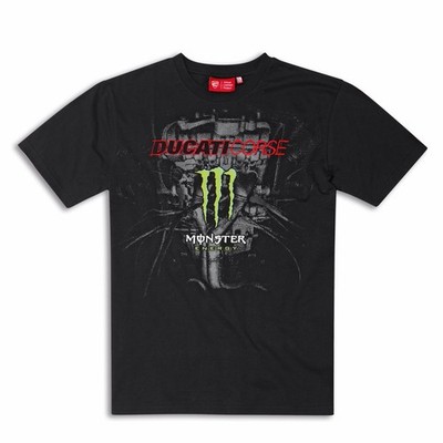 Original Ducati DC Monster Energy Herren T-Shirt Black 98780192