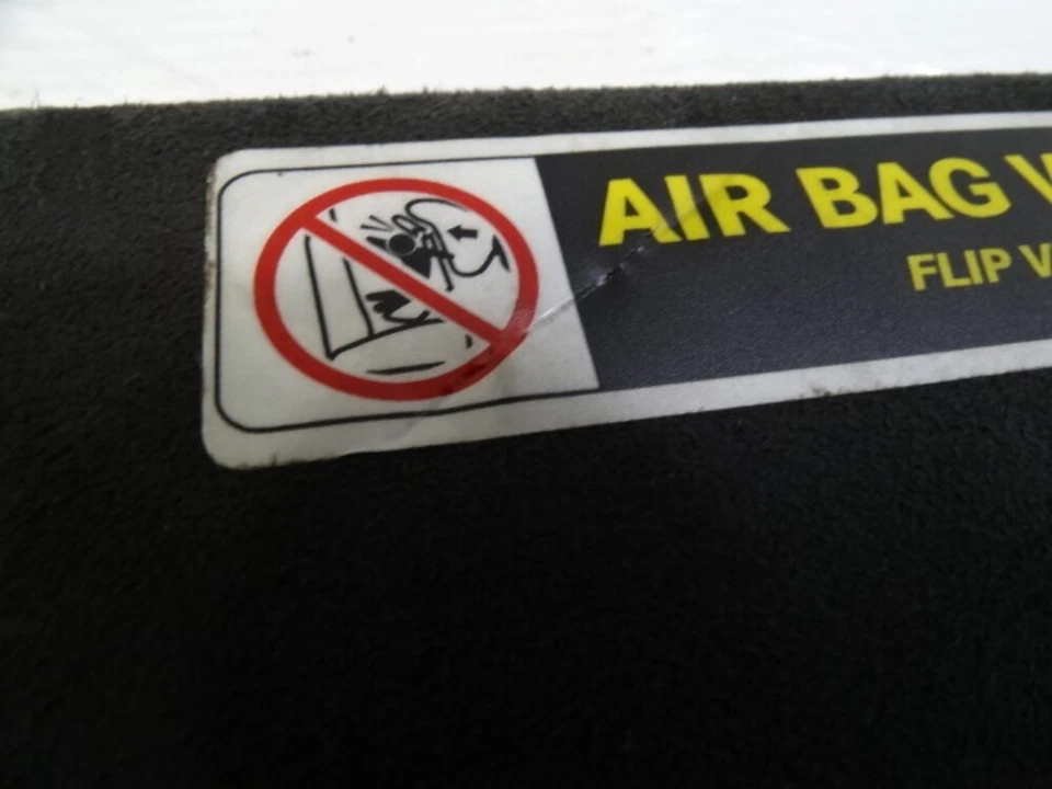 05 Mercedes W209 CLK55 sun visor, left, alcantara suede, black charcoal, AMG - Image 4 of 4