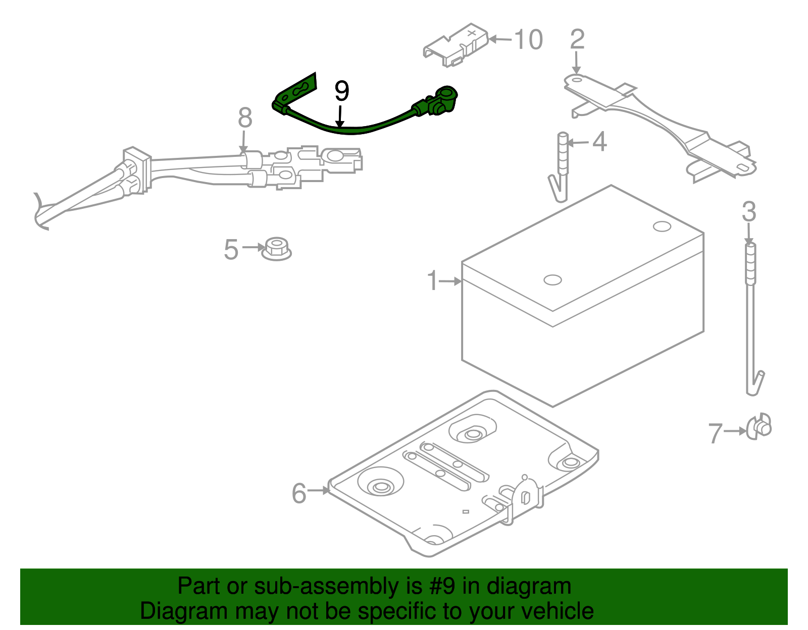 2008+Infiniti+G37+Coupe+Negative+Battery+Cable+24080+Jk60a for sale