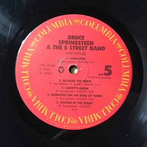 BRUCE SPRINGSTEEN LIVE 1975 - 1985 5-LP SET COLUMBIA PRINT VINTAGE VINYL 40TRX - Picture 13 of 24