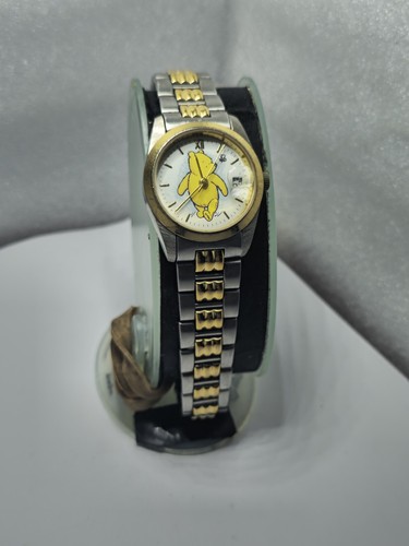 Vintage Timex Vinnie The Pooh Watch Ladies Rare Colectable