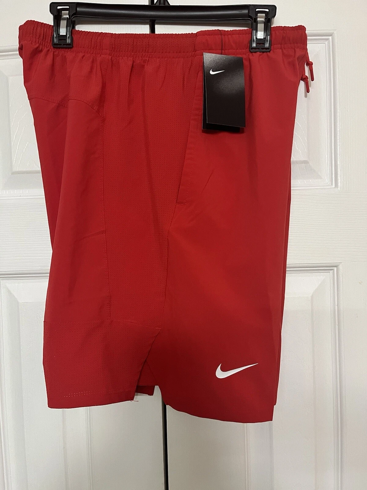 Pantaloncini sportivi uomo Nike calcio colore rosso CI4512 657 Medium nuovi con etichetta