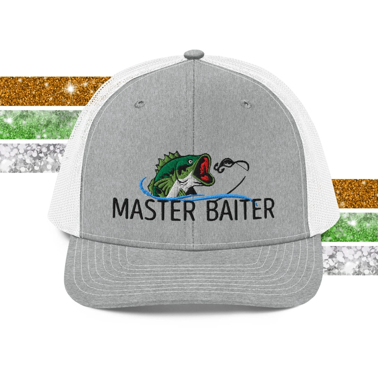 Bass Fishing Master Baiter Richardson Trucker Hat for Men Women