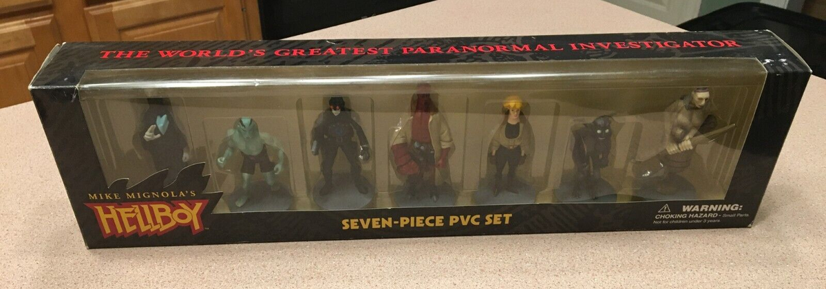 DARK HORSE COMICS MIKE MIGNOLA'S HELLBOY SEVEN-PIECE PVC SET