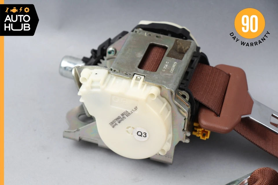 07-10 Cinturón de seguridad trasero izquierdo mercedes w216 cl600 cl550 cl63 2168600985 oem Foto 2 de 4