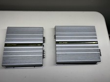 Nice Vintage Eclipse 3640 4 Ch & 3620 2 Ch Stereo Amp Amplifier Car Audio Set