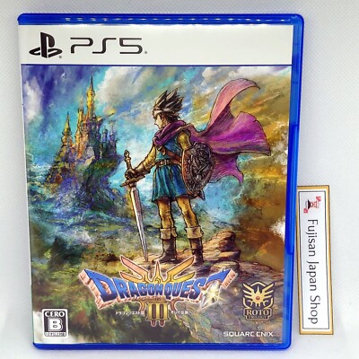 Dragon Quest III HD-2D Remake PS5 PlayStation 5 Game Japan Version