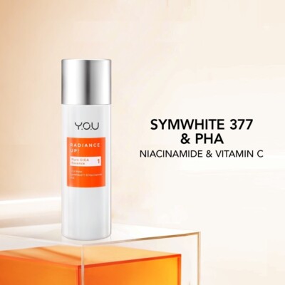 YOU Radiance Up Pure CICA Water + PHA Gently Exfoliate Essence 100ml US Free Tax