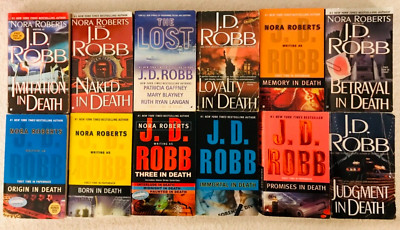 Lot 12 J. D. ROBB All In Death Eve Dallas Series PB Book Only