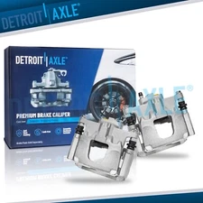 Rear Left Right Side Brake Calipers w/ Brackets Assembly for Jeep Wrangler JK