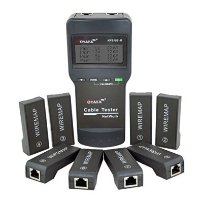 NF-8108M Netzwerk LAN Kabeltester Kabellängentester Cat5 Rj45 Mapper 8