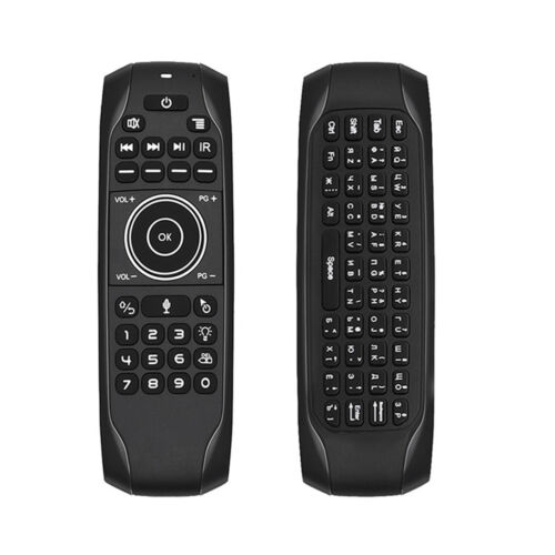 Remote Control Wireless Mouse Russian Keyboard Gyroscope Rechargeable Battery - Afbeelding 1 van 21