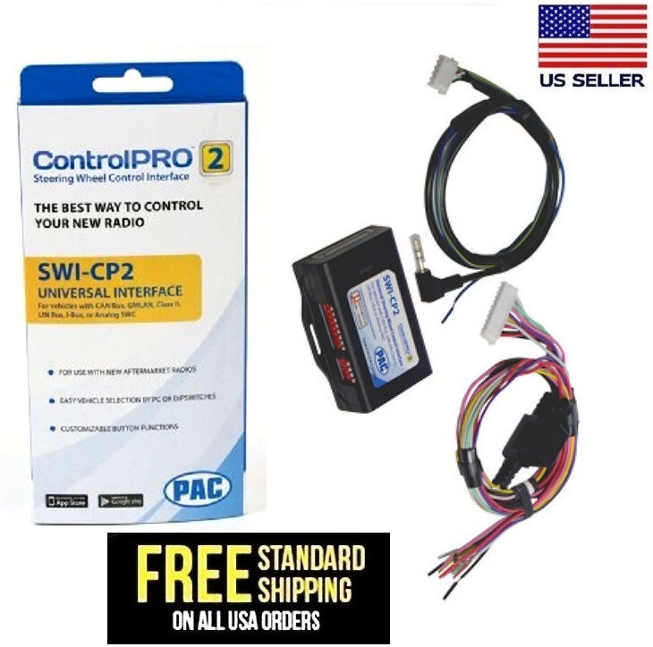 PAC SWI-CP2 Car Stereo Universal Steering Wheel Control Retention 
