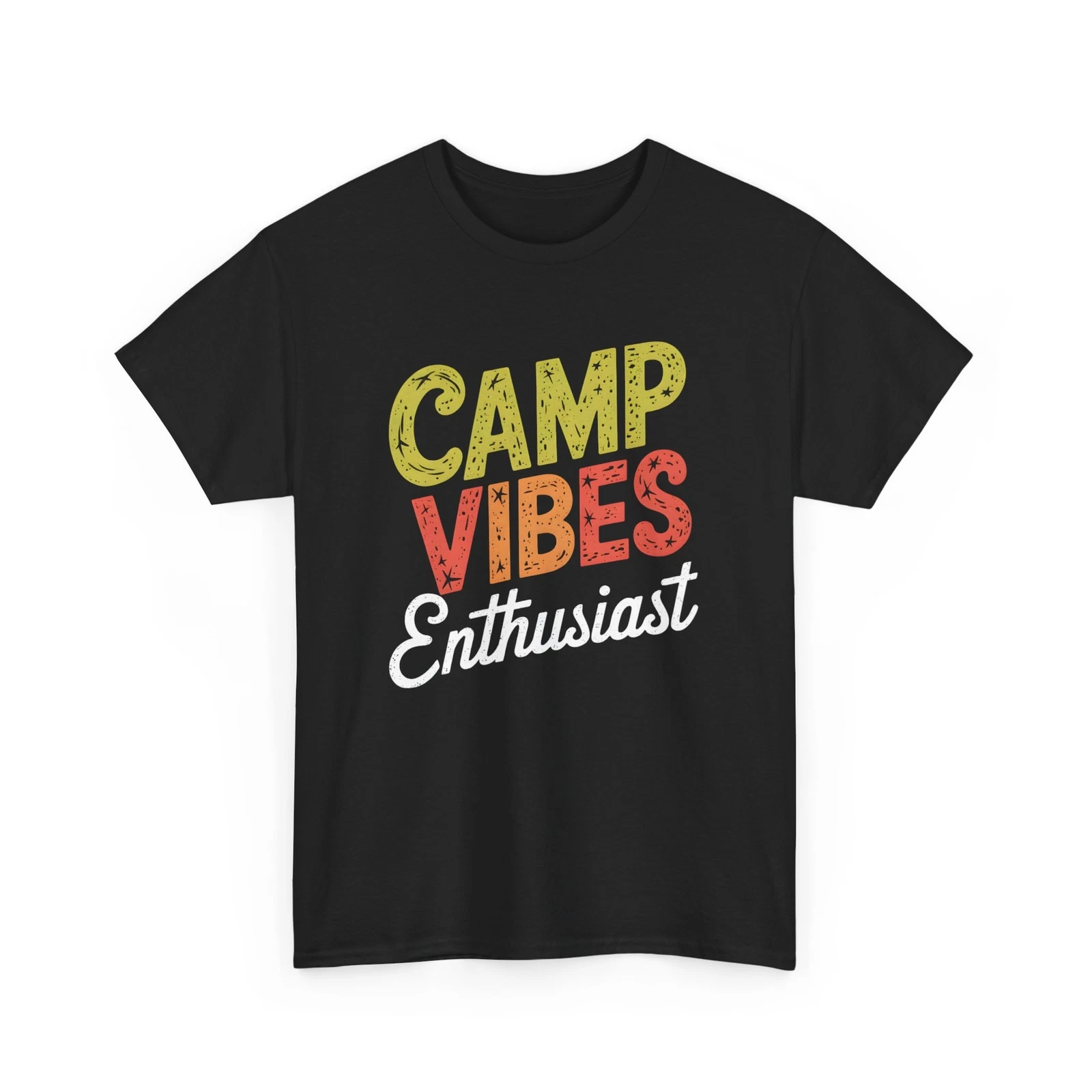 Camp Vibes Enthusiast T-Shirt Unisex Outdoor Camping Nature Adventure Graphic
Opens in a new window 
