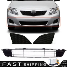 For Toyota Corolla Sedan 2009-2010 Front Bumper Lower Grille & Fog light Cover