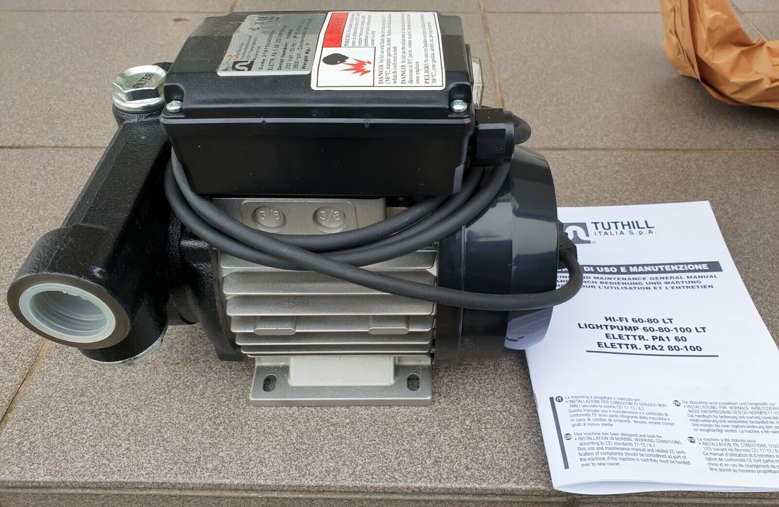 Tuthill Elettr. store PA 1 60 Diesel 50 5A Challenge the lowest price 2 370W Pump 230V