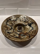 Ikebana Japanese Flower Frog Handmade Stoneware Base