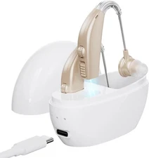 Hearing Aids Hearing Amplifiers for Seniors Rechargeable with Noise Cancelling,,