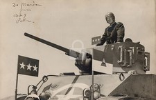 George S. Patton Signed Autograph RPPC Photo Postcard COPY