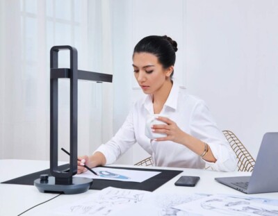 CZUR Aura Pro Book & Document Scanner,Capture A3 & A4, Auto-Flatten & Deskew Pow