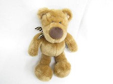 TRI RUSS INT'L HODGE BEAR STUFFED PLUSH BEAN BOTTOM BIG BROWN NOSE