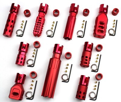 Red Muzzle Brake Compatible with Ruger 10/22 1022 .22LR