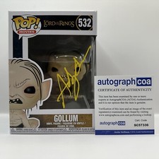 Andy Serkis AUTOGRAPH - Gollum - Lord Of The Rings - Signed Funko Pop ACOA