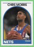 1989-90 NBA Hoops Basketball Chris Morris RC #26 Nets👍