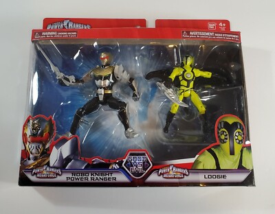 ROBO KNIGHT vs LOOGIE POWER RANGERS MEGA COLLECTION FIGURES MOSC BANDAI 2017 HTF