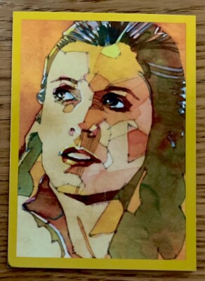 2012 Topps Star Wars Galaxy 7 Gold Foil Card Leia Organa #8/15 Mint!
