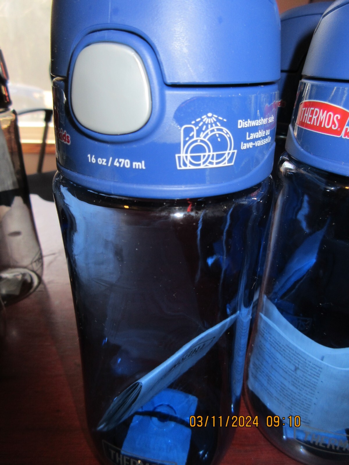 W/ Wide Spout Blue