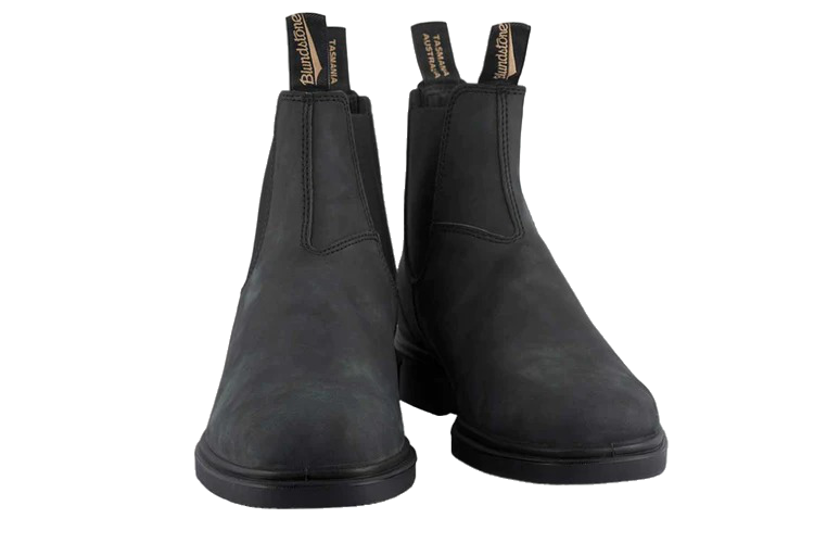 Blundstone 1308 Boot, size 12 AU (13 US Mens), color black. Blundstone 1308 Chisel Toe Rustic Black – Australian Boot  main image 2