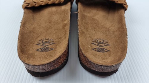 Rip Curl Women's Marbella Sandals Flats Thongs Tan Chestnut Size 9.5 AUS - Picture 3 of 5