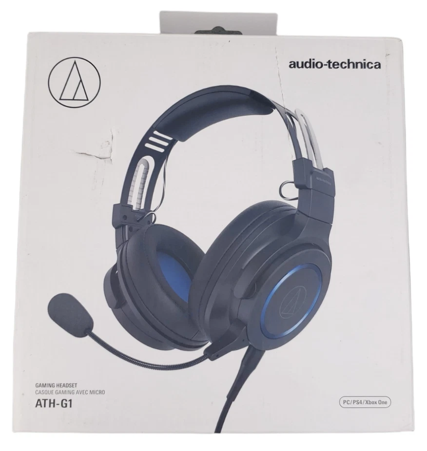 Audio-Technica ATH-G1 Premium Corded Gaming Headset with Boom Mic