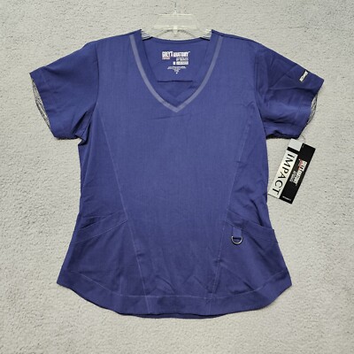 NWT Grey's Anatomy Scrub Top Women's Medium PKT Seamed V