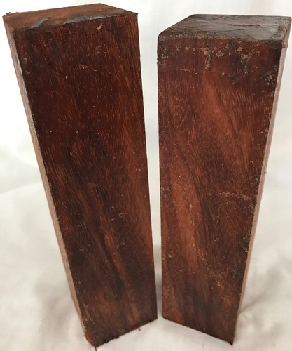 2 Granadillo Wood 2x2x8 Turkey Calls Pipe Making Knife Scales Pool Cues Lumber - Picture 4 of 6