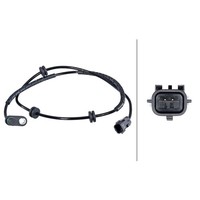 Sensor Raddrehzahl Hinterachse 2-Polig Hella FüR U.A. Renault Clio