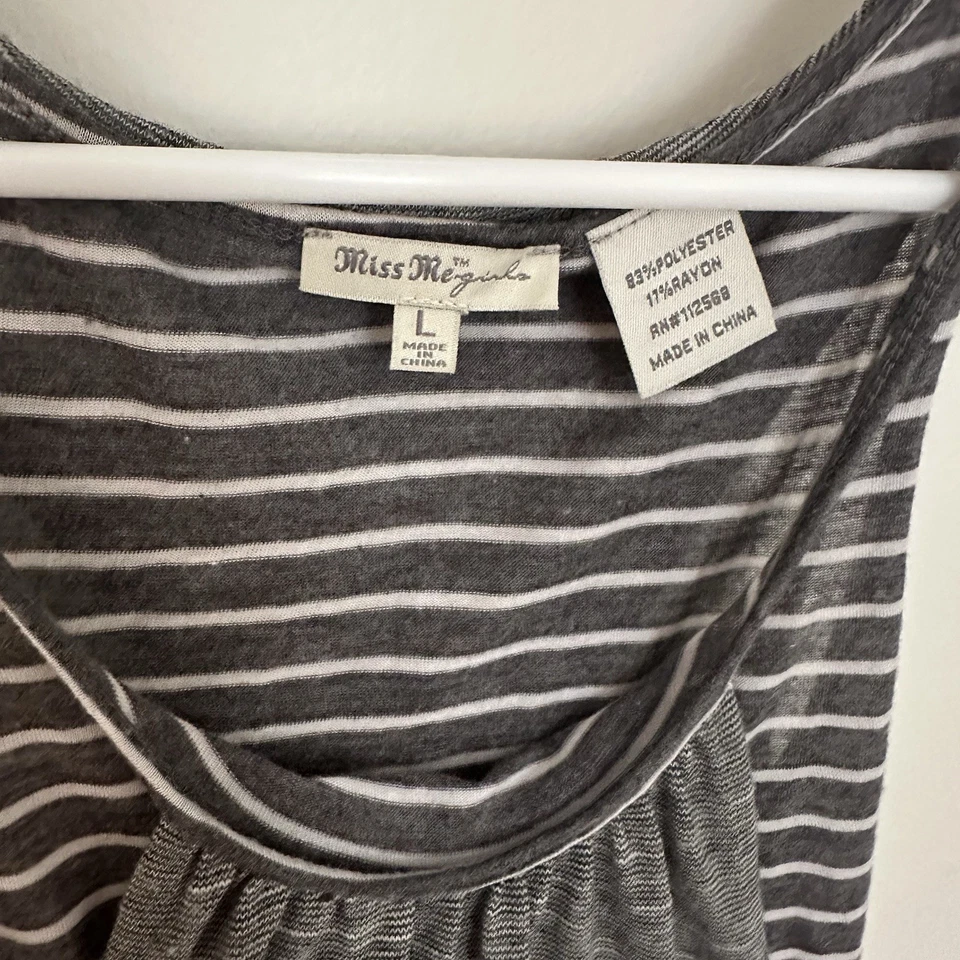 Vestido sin mangas Miss Me Girls doble capa niñas talla L Foto 2 de 4