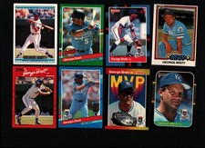 George Brett   1981 1987 1988 1989 1990 1991 1992  Donruss Baseball Cards