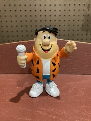 Vintage RARE Collectible 1991 Fred Flinstone Figure Microphone H-B Prod. Inc.